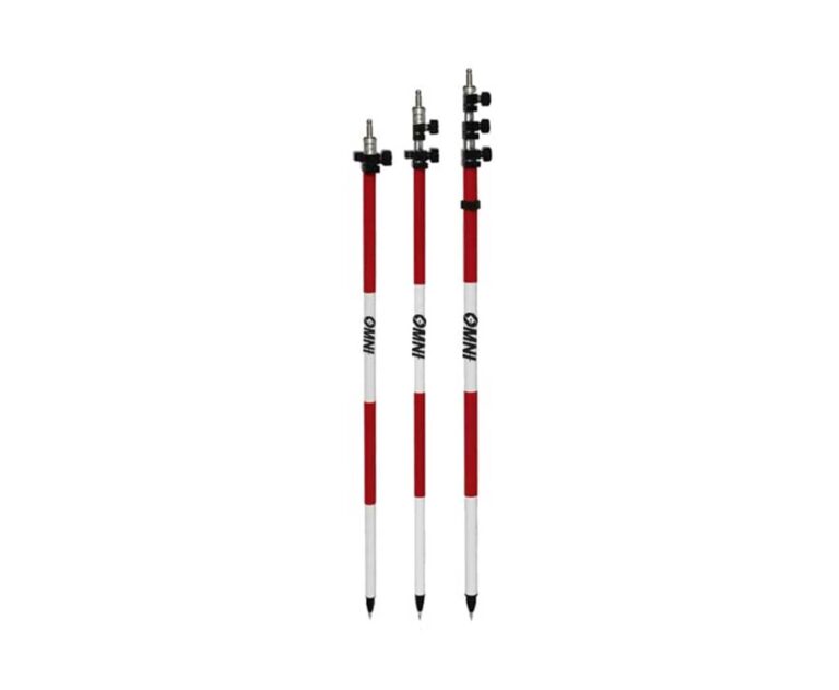 9800-LT Aluminum Prism Poles Swiss-Style Tip Series – Omni